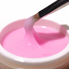 OCHO NAILS Light Pink konstrukcinis nagų gelis, 30 g – vaizdas 4