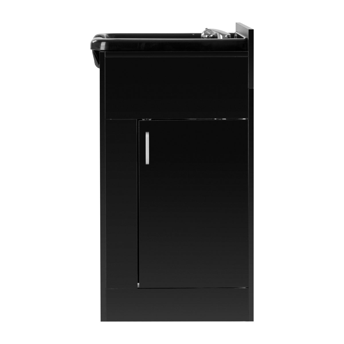 Kirpyklos plautuvė Gabbiano 5023 – juoda, su chromuotais elementais