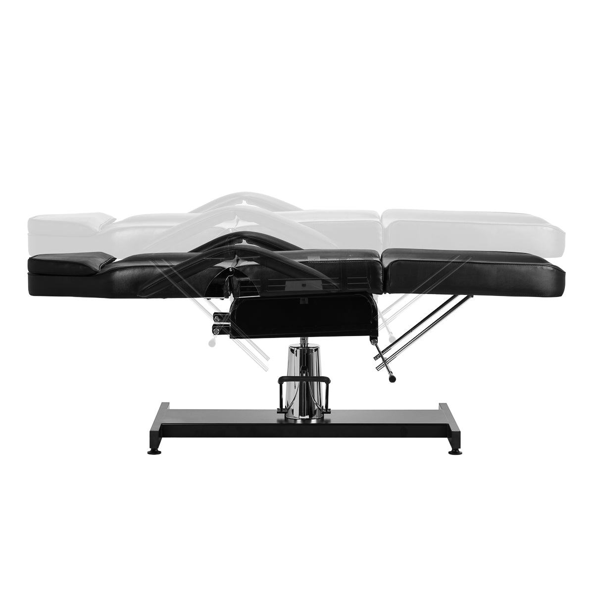 Hidraulinis kosmetologinis gultas Sillon V2 210, 75 cm max – juodas