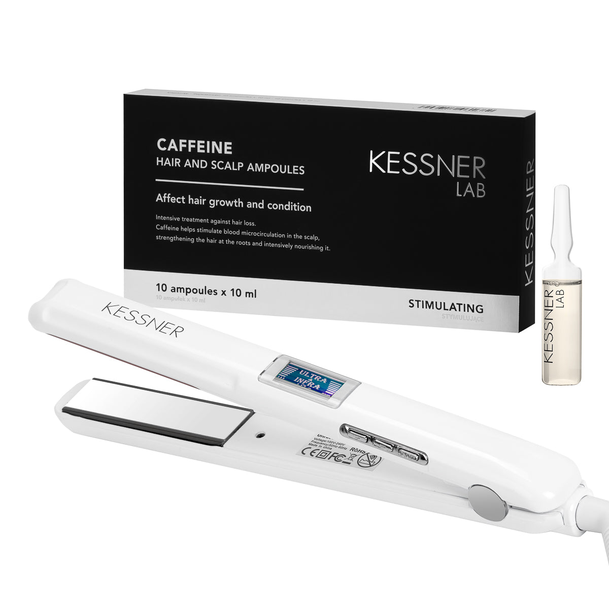 Kessner Lab Caffeine Hair Care and Ampoules Set