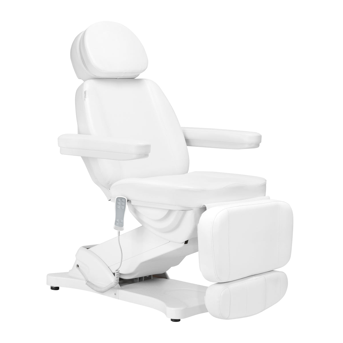 Electric cosmetic chair SILLON CLASSIC 3 motors with heating second edition white