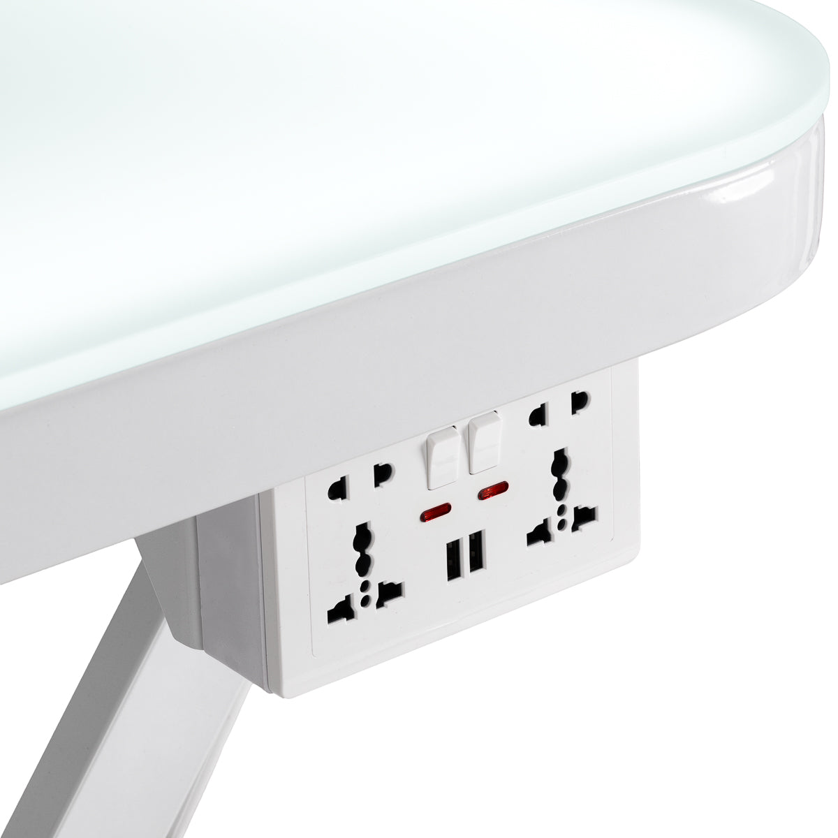 Elektrinis gyvūnų kirpimo stalas P4W 3 su apšvietimu – baltas