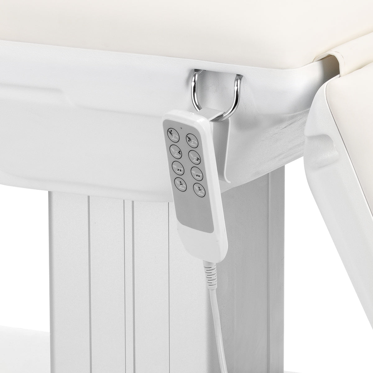 Elektrinis kosmetologinis gultas Sillon Eclipse, 4 pavaros – baltas