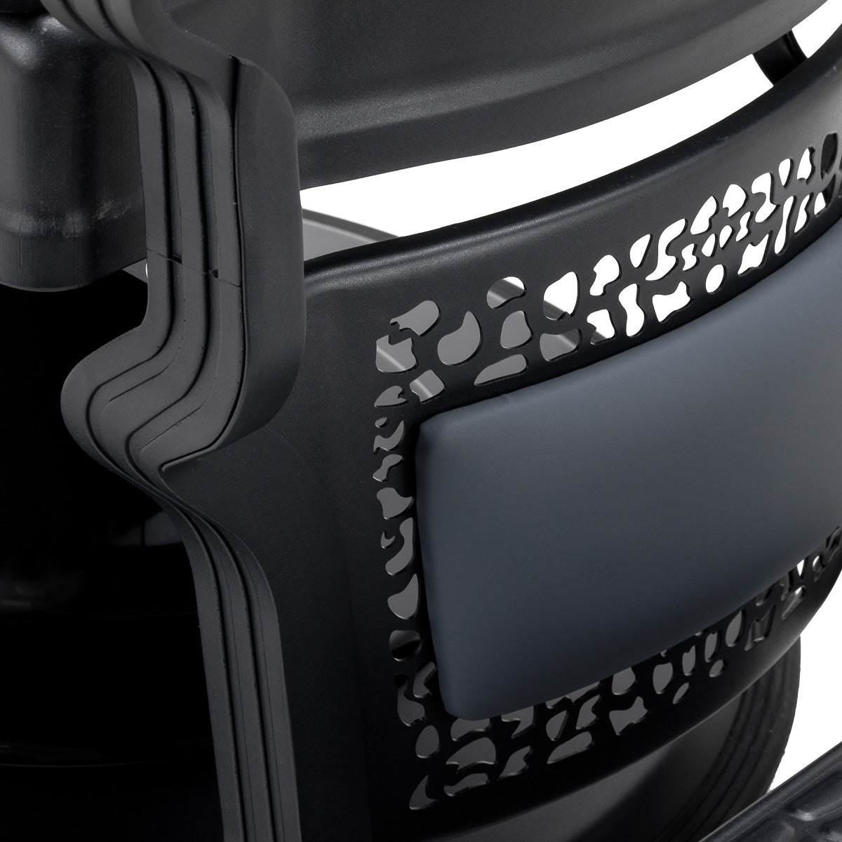 Barberio kėdė Gabbiano Niccolo, grafito spalvos, be sagų