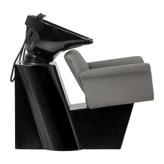 Hairdressing wash unit Gabbiano Lucca grey