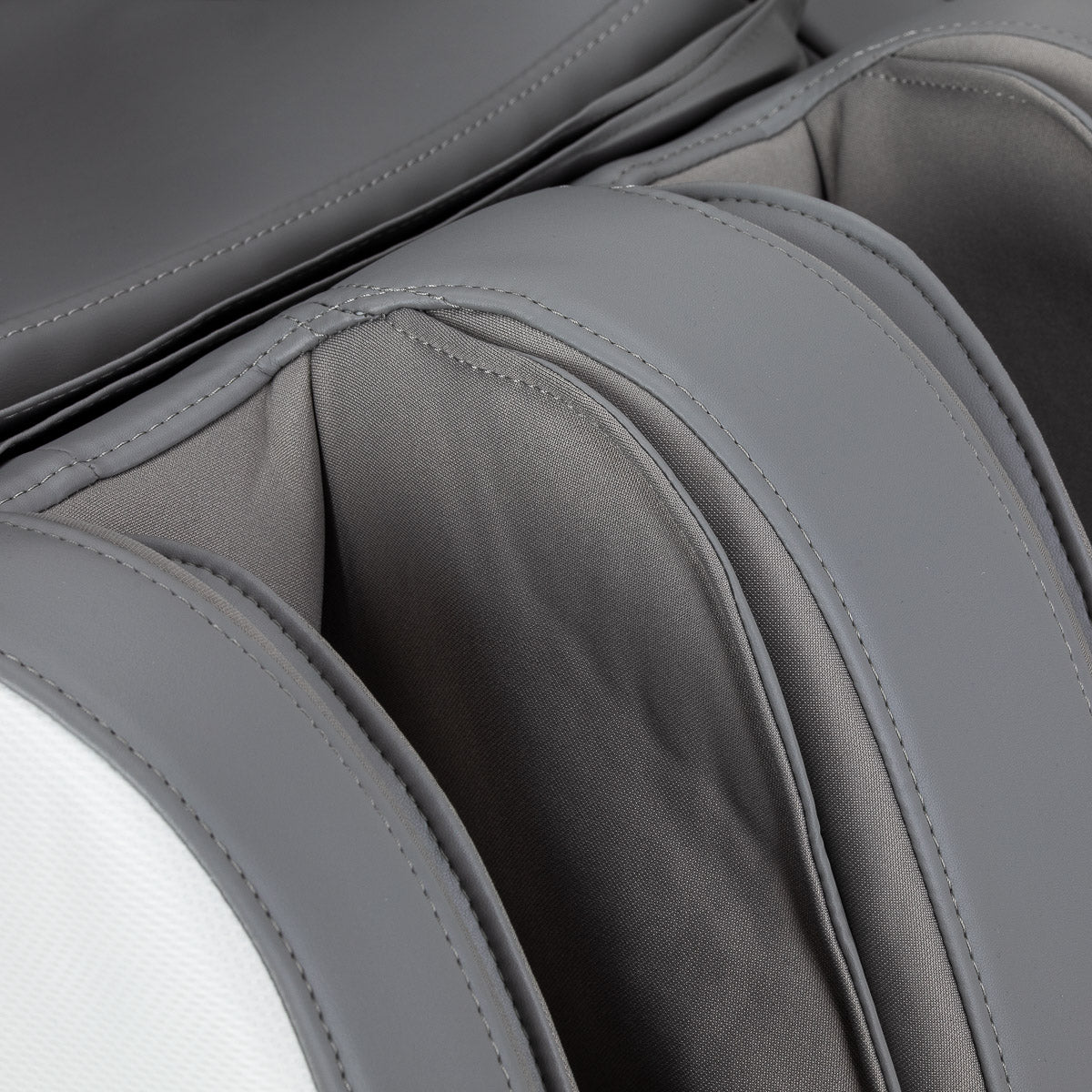 Masažinis krėslas Sakura Maximus 809 3D, valdymas balsu, baltai pilkas