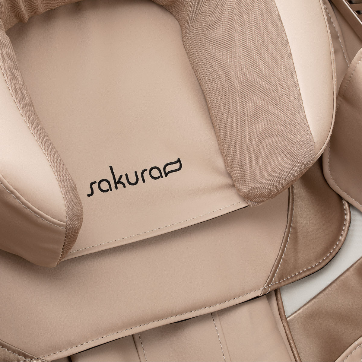 Masažinis krėslas Sakura Prime 108 – baltai smėlinis