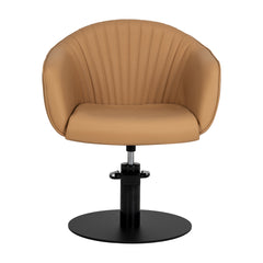 Hairdressing chair Gabbiano Copenhagen caramel
