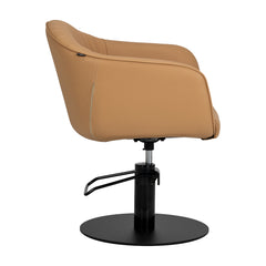 Hairdressing chair Gabbiano Copenhagen caramel