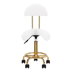 Cosmetic stool 6001-G gold white second category