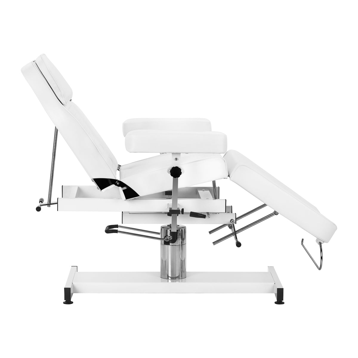 Kosmetologinis hidraulinis gultas Sillon A 210DH su lopšio funkcija, balta
