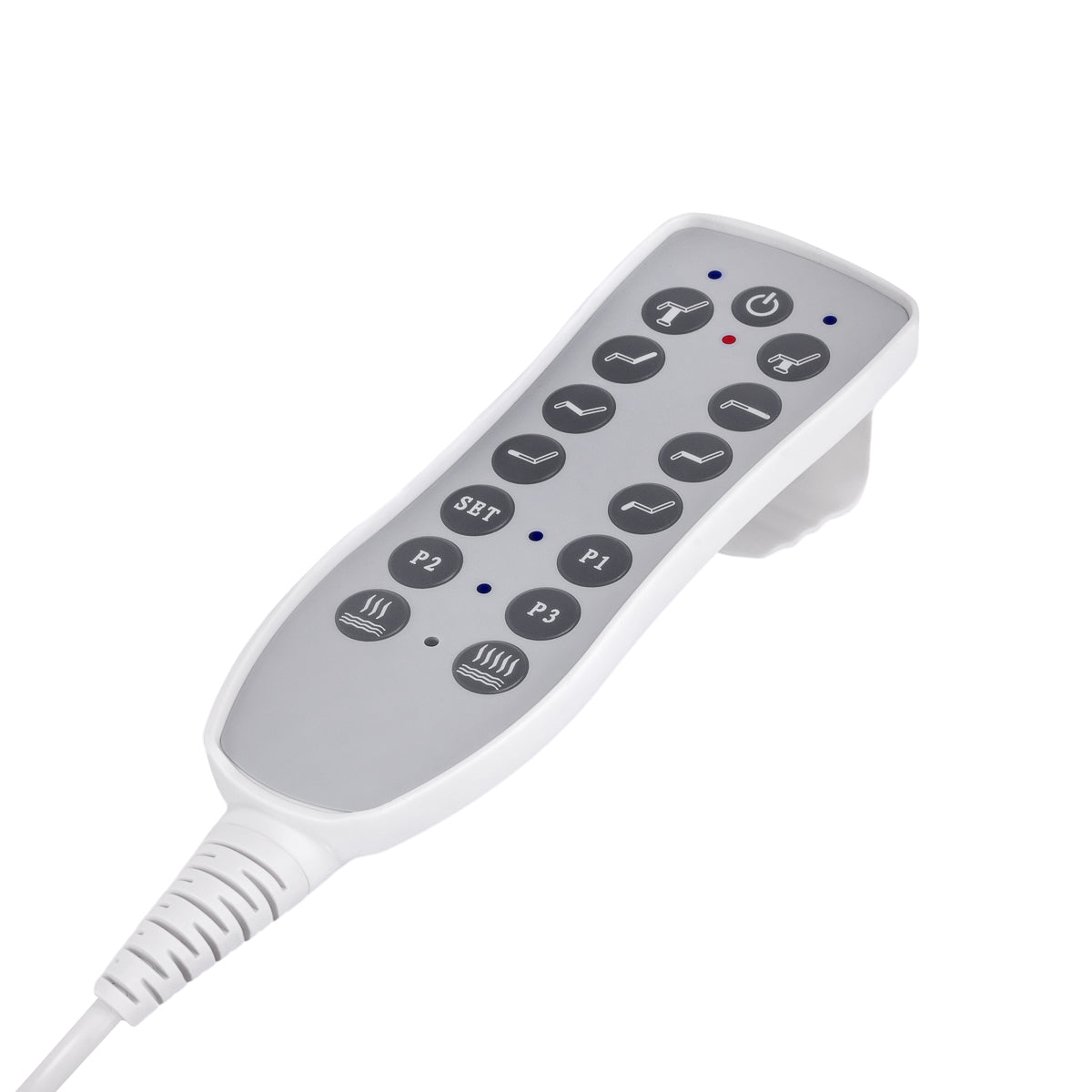 Elektrinis kosmetologinis gultas Azzurro 708A, 4 varikliai, baltas