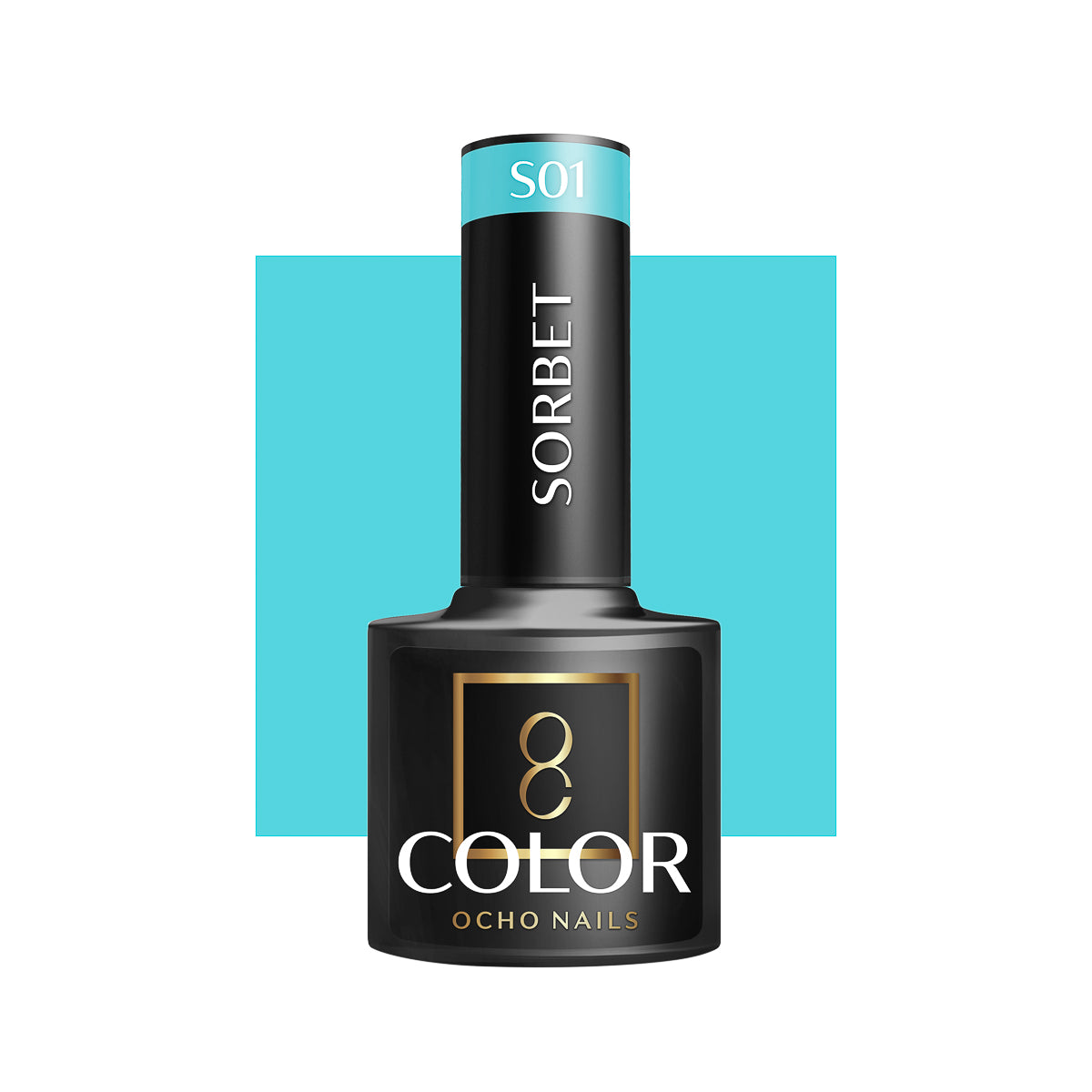 OCHO NAILS Sorbet S01 hibridinis nagų lakas, 5 g