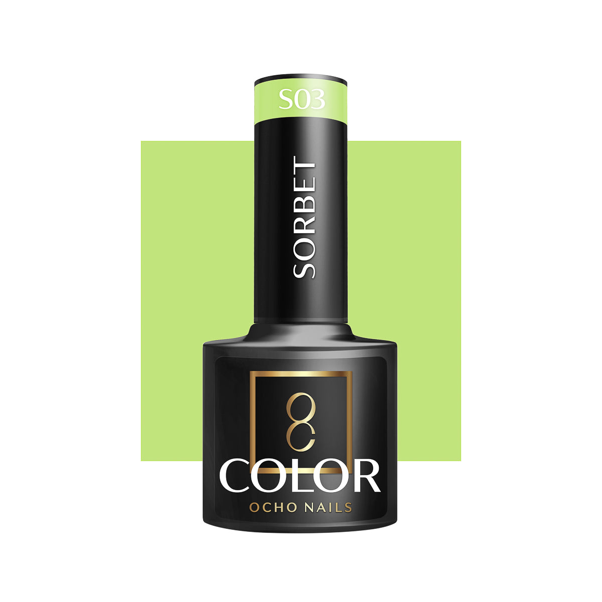 OCHO NAILS Sorbet S03 hibridinis nagų lakas, 5 g