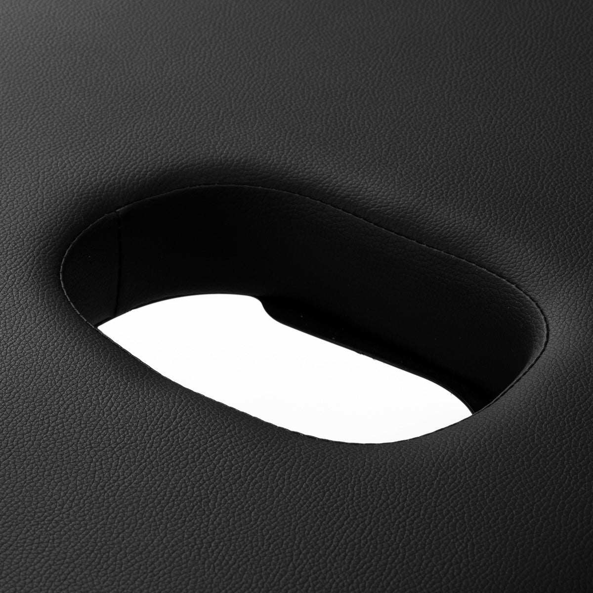 Sulankstomas aliumininis masažo stalas BALANCE, 2 dalių, juodas