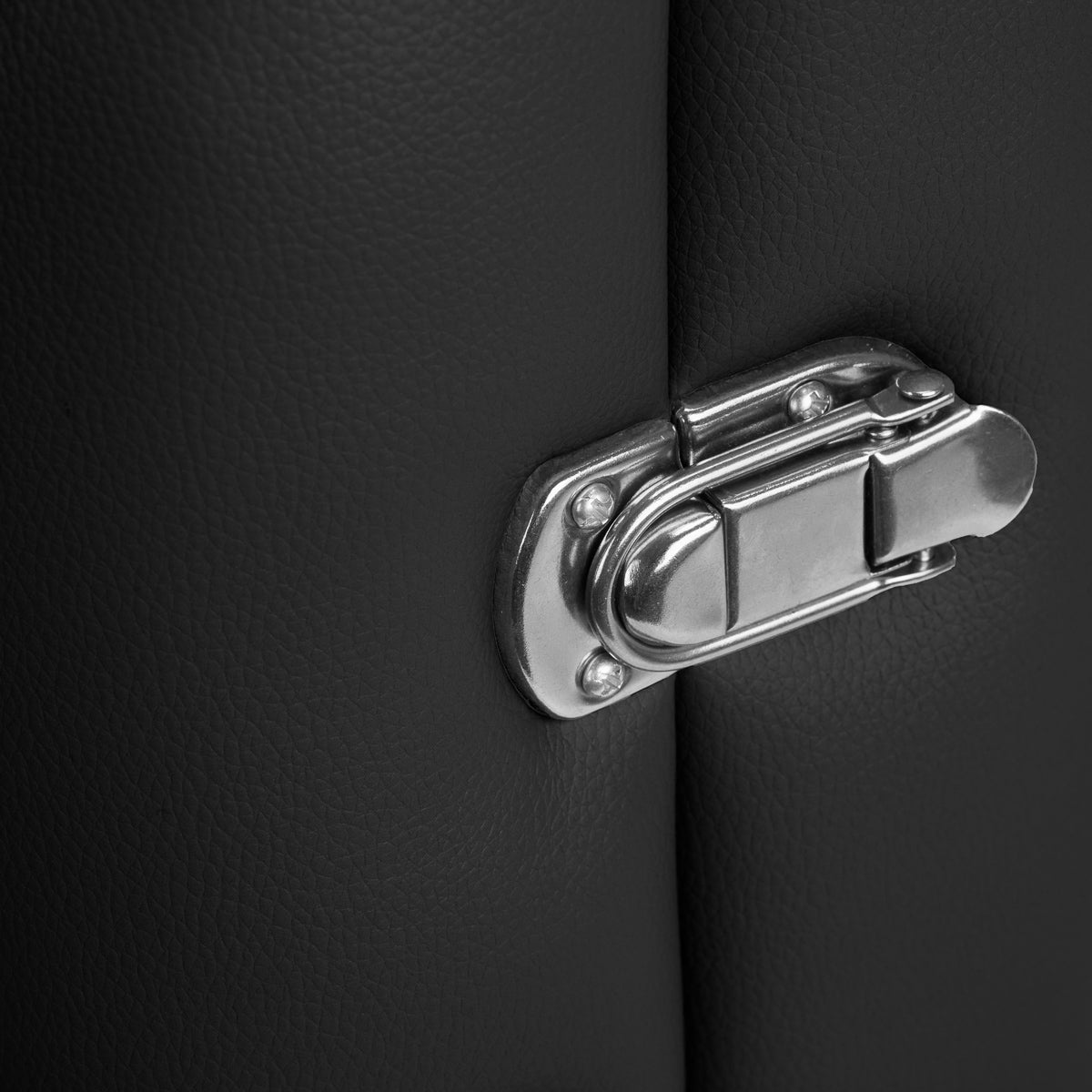 Sulankstomas aliumininis masažo stalas BALANCE, 2 dalių, juodas