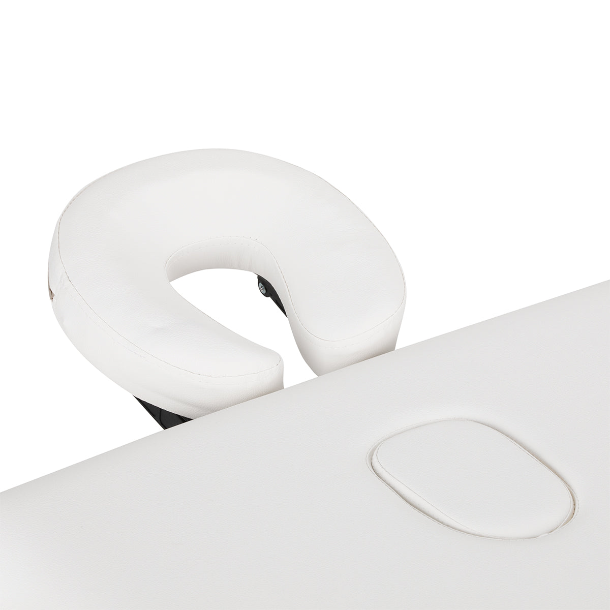 Sulankstomas aliuminis masažo stalas BALANCE, 3 dalių, baltas