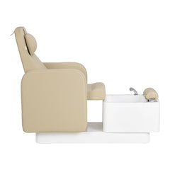 Pedikiūro SPA krėslas Sillon Elysia, kreminės spalvos