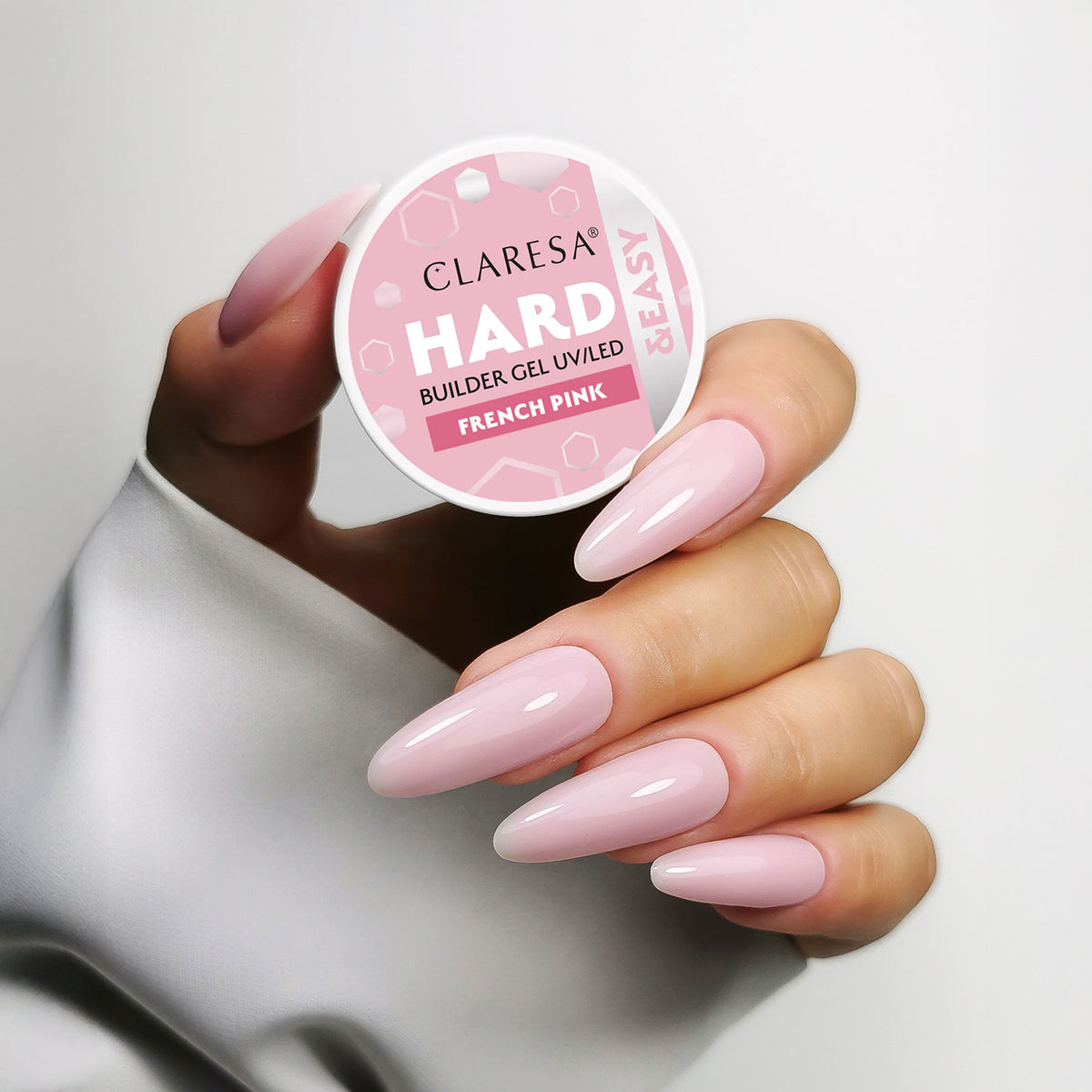 Statybinis gelis Claresa HARD&EASY FRENCH PINK, 45 g