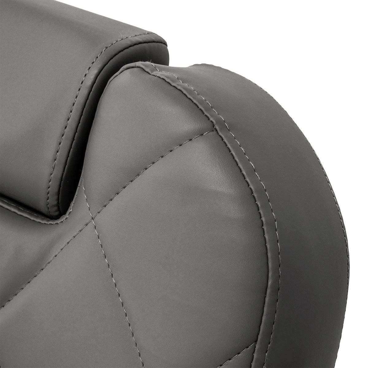 Gabbiano barber chair Bruno grey with a grey base