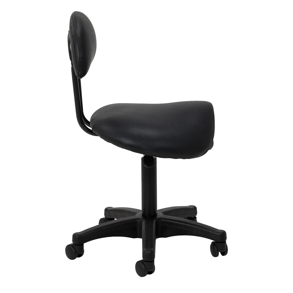 Cosmetic stool 6001 black with a black base