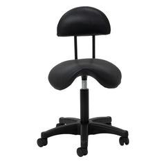 Cosmetic stool 6001 black with a black base