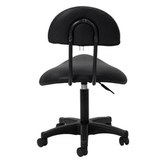 Cosmetic stool 6001 black with a black base