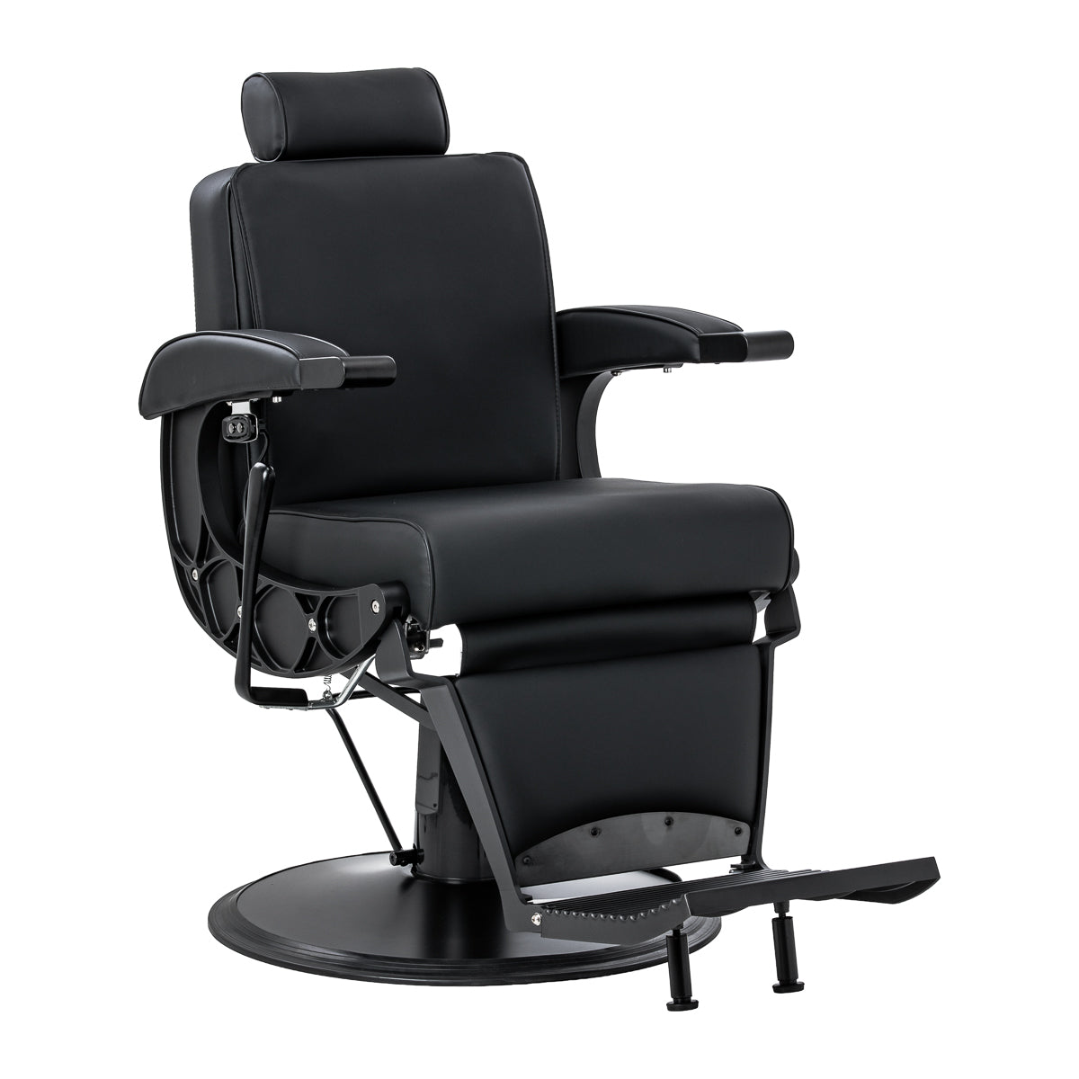 Gabbiano Continental barberio kėdė su masažo funkcija, juoda