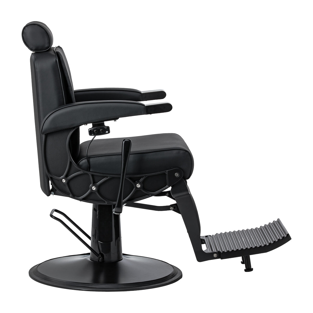 Gabbiano Continental barberio kėdė su masažo funkcija, juoda – 4 vaizdas