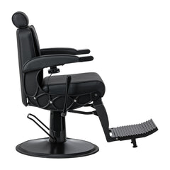 Gabbiano Continental barberio kėdė su masažo funkcija, juoda – 4 vaizdas