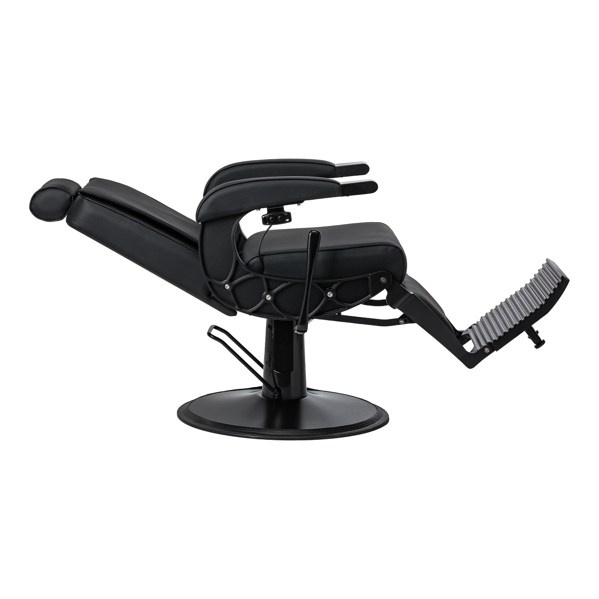 Gabbiano Continental barberio kėdė su masažo funkcija, juoda – 5 vaizdas