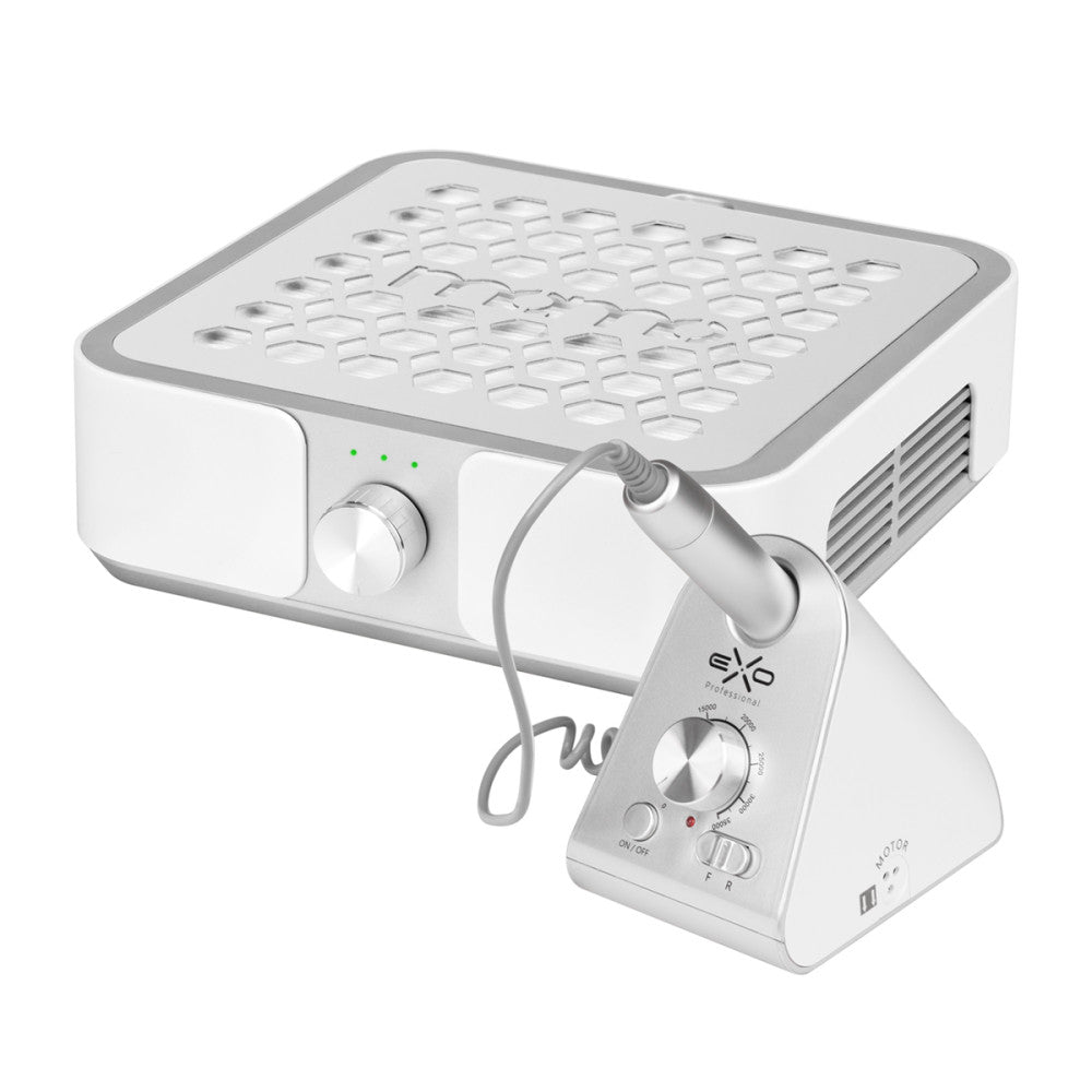 Nagų dulkių surinkėjo MOMO P30 ir frezos EXO Silent SX7 rinkinys