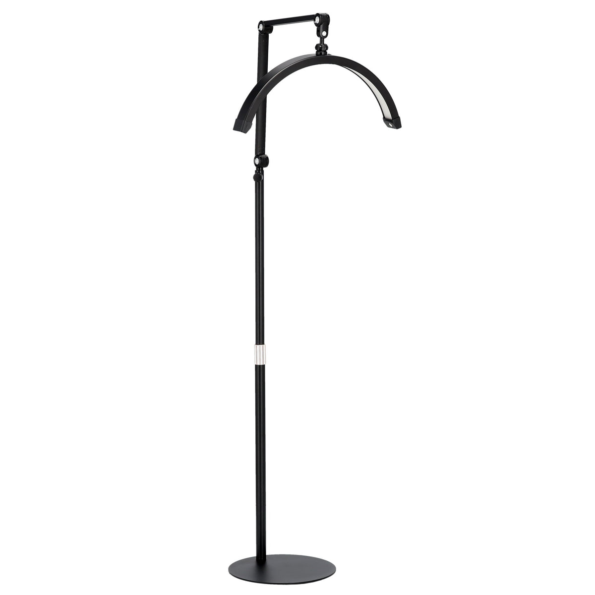 Pusmėnulio formos LED lempa Moon, 50 W, 22" – juoda, bešešėlinė