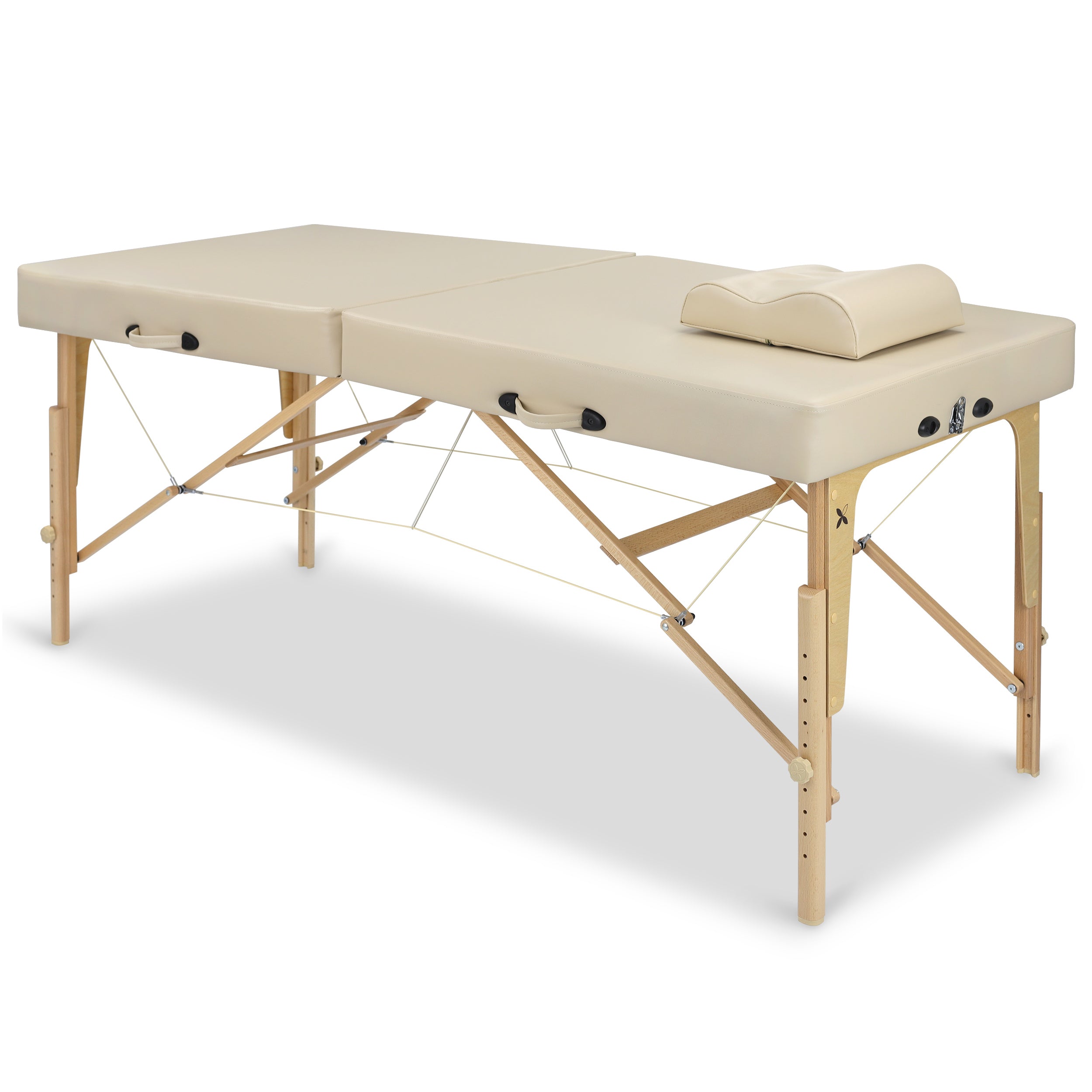 Mila K033 kosmetinis stalas blakstienų priauginimui 78 cm, smėlio spalvos