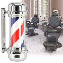 Barberio stulpas (Barber Pole) LED – 60 cm, sidabrinis