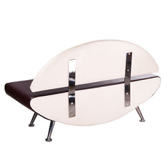 Kanapa do poczekalni Carini BD-6710 krem-brąz