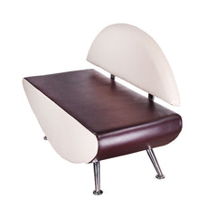 Kanapa do poczekalni Carini BD-6710 krem-brąz