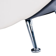 Kanapa do poczekalni Carini BD-6710 biało-czarna