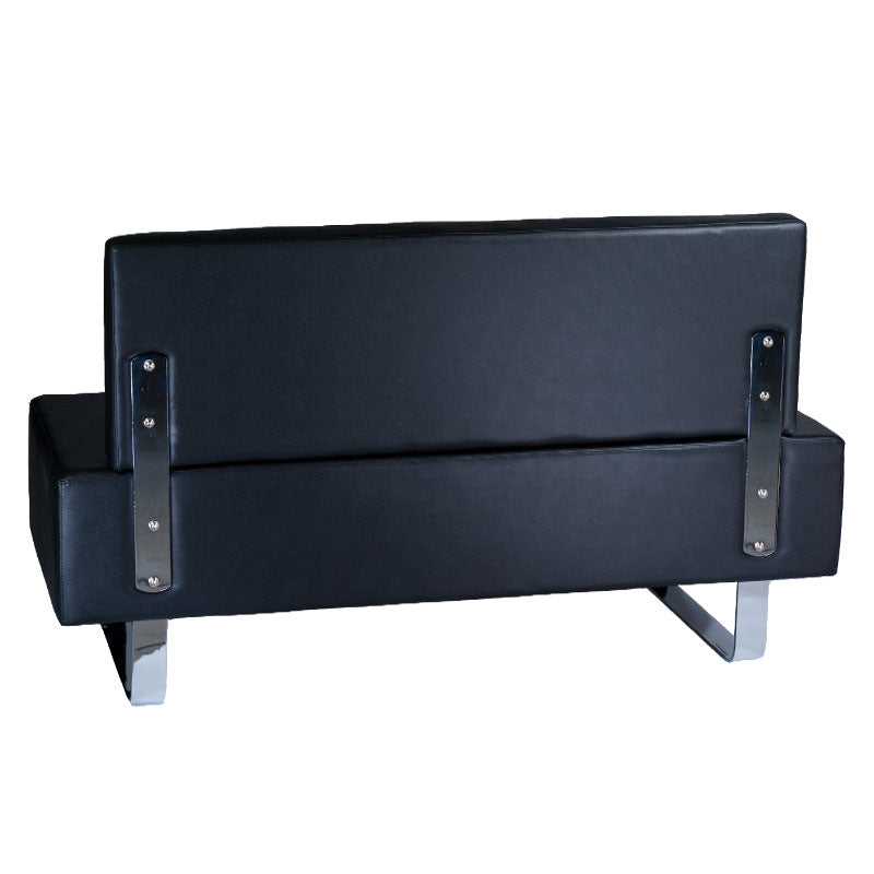 Kanapa do poczekalni Messina BD-6713 czarna