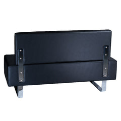 Kanapa do poczekalni Messina BD-6713 czarna