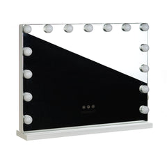 LED veidrodis HOLLYWOOD 58x43 cm – su 3 apšvietimo režimais ir USB jungtimi