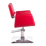 3-Fotel fryzjerski Vito BH-6971 czerwony-3