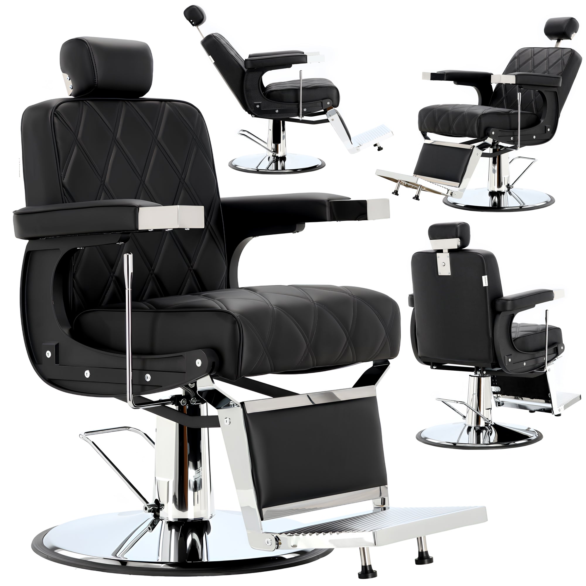 Barberio kėdė Tomy – juoda