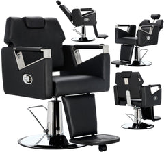 Barberio kėdė AresoX – juoda