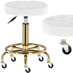 Kosmetologinė meistro kėdutė Q09, balta