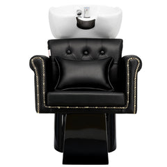 Kirpyklos plautuvė Kiva, juoda