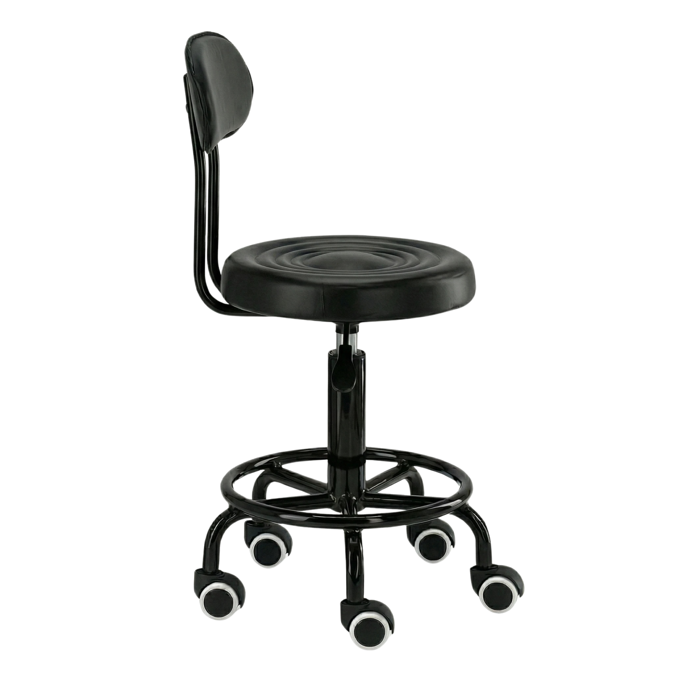 Meistro kėdutė Round PRO – juoda