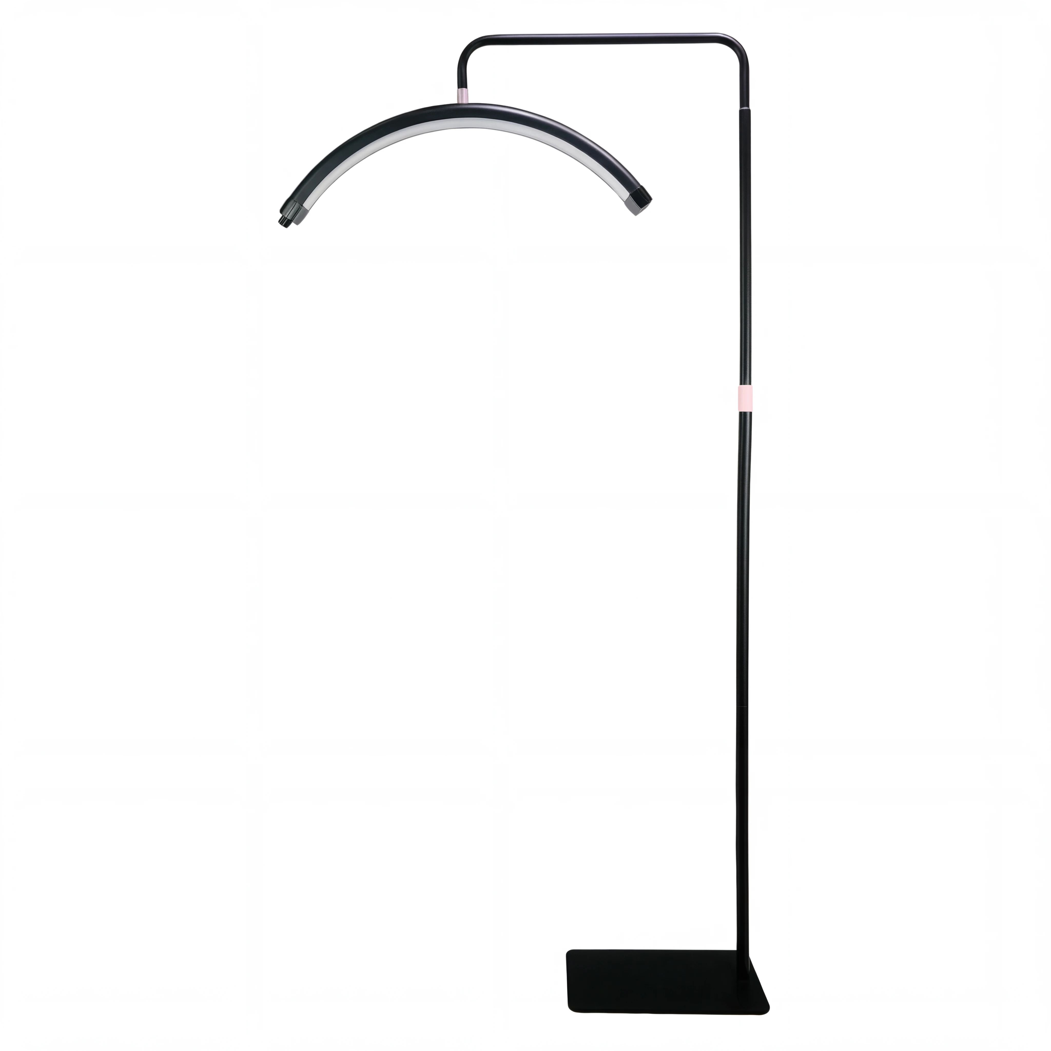 Pastatoma LED kosmetologinė pusmėnulio lempa Moon Pro MAX, 54 W – juoda