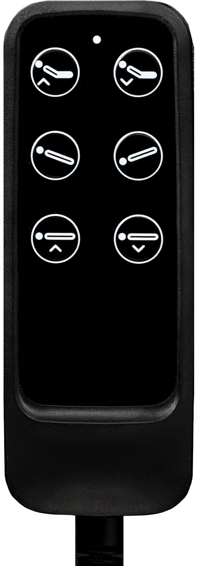 Elektrinė pedikiūro kėdė MILO, 3 el. motorai - juoda