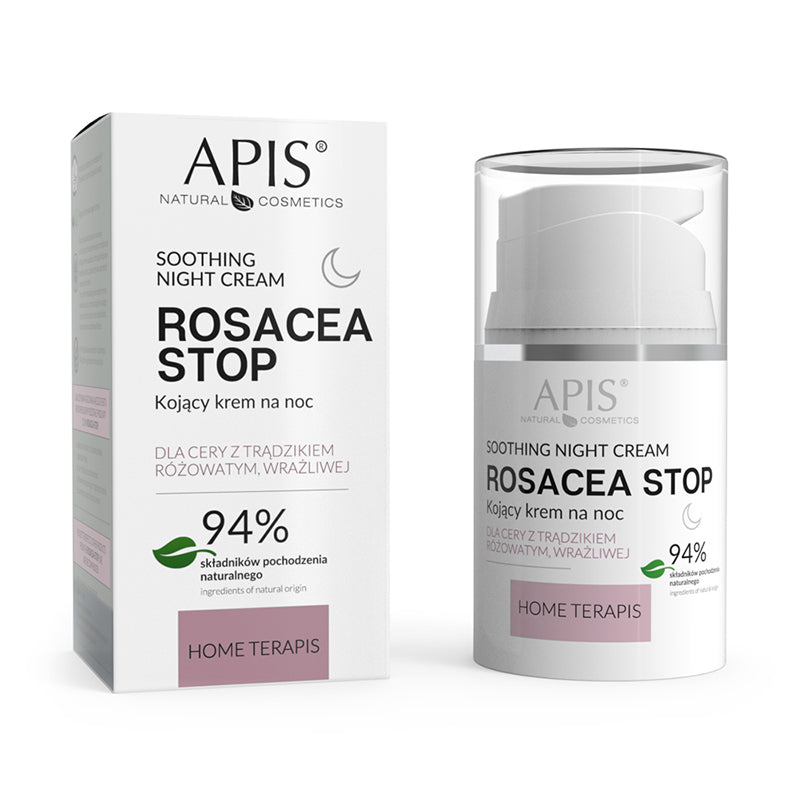 APIS Rosacea-Stop raminamasis naktinis veido kremas 50 ml